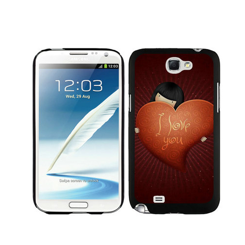 Valentine Girl Samsung Galaxy Note 2 Cases DOK